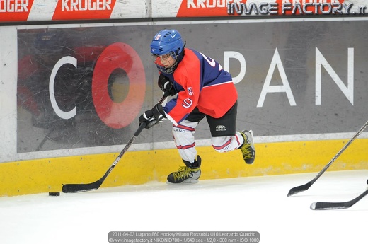 2011-04-03 Lugano 860 Hockey Milano Rossoblu U10 Leonardo Quadrio